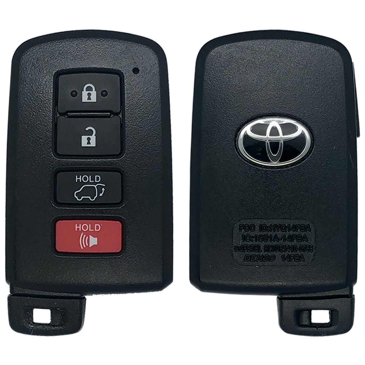 2018 Toyota RAV4 Smart Remote Key Fob 4B w/ Hatch (FCC: HYQ14FBA