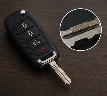 Do the key blades contain a chip?