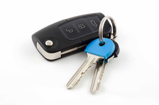 black fob car key