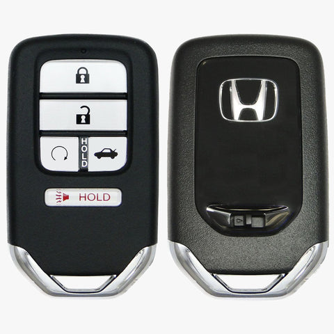2016 Honda Civic Smart Remote Key Fob 5B w/ Remote Start, Trunk (FCC: KR5V2X, P/N: 72147-TBA-A11)