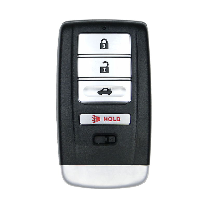 Front of the 2018 Acura ILX Smart Remote Key Fob 4 Button w/ Trunk Driver 2 (FCC: KR5V1X, P/N: 72147-TZ3-A11)