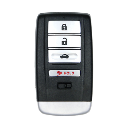Front of the 2016 Acura TLX Smart Remote Key Fob 4 Button w/ Trunk Driver 1 (FCC: KR5V1X, P/N: 72147-TZ3-A01)
