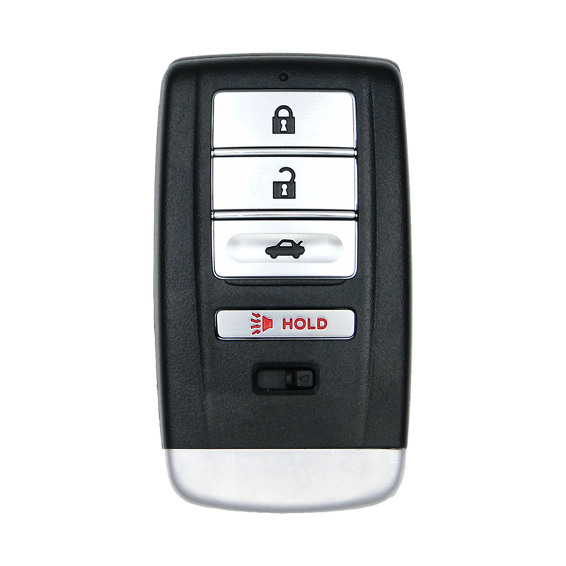Front of the 2016 Acura RLX Smart Remote Key Fob 4 Button w/ Trunk Driver 1 (FCC: KR5V1X, P/N: 72147-TZ3-A01)