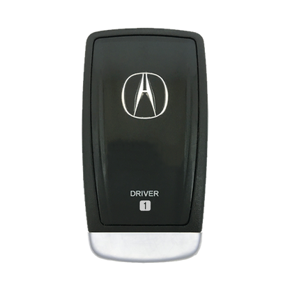Back of the 2016 Acura MDX Smart Remote Key Fob 4 Button w/ Hatch Driver 1 (FCC: KR5V1X, P/N: 72147-TZ5-A01)