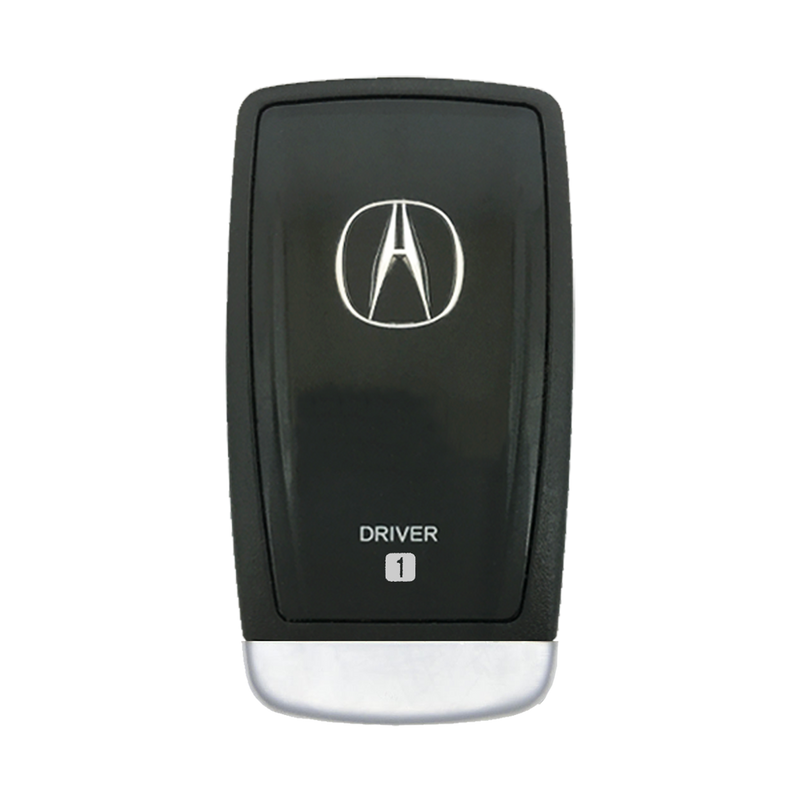 Back of the 2016 Acura MDX Smart Remote Key Fob 4 Button w/ Hatch Driver 1 (FCC: KR5V1X, P/N: 72147-TZ5-A01)
