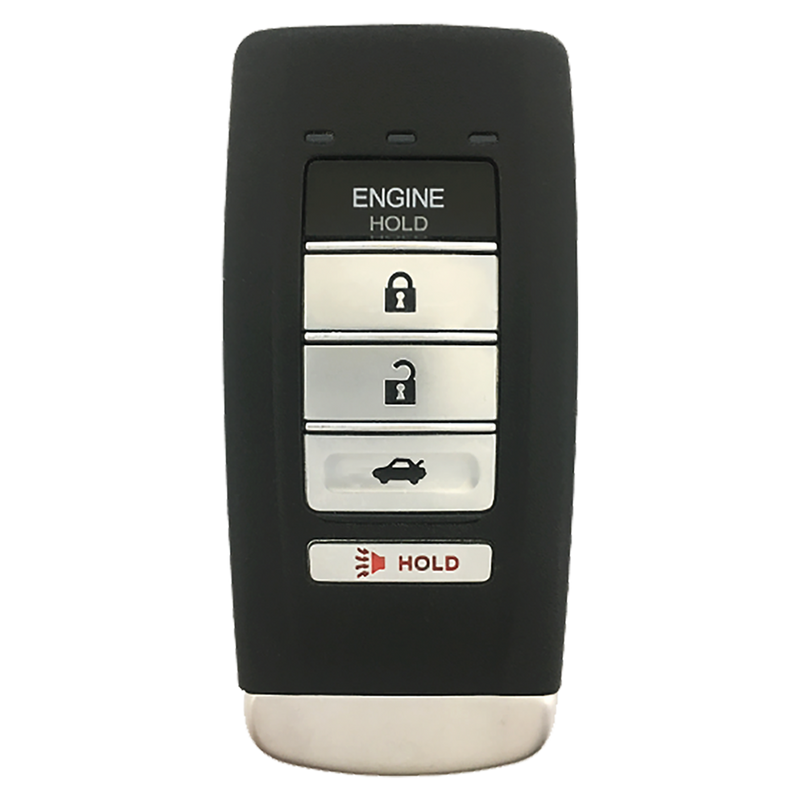 Front of the 2019 Acura RLX Smart Remote Key Fob 5 Button w/ Trunk, Remote Start Driver 1 (FCC: KR580399900, P/N: 72147-TZ3-A51)