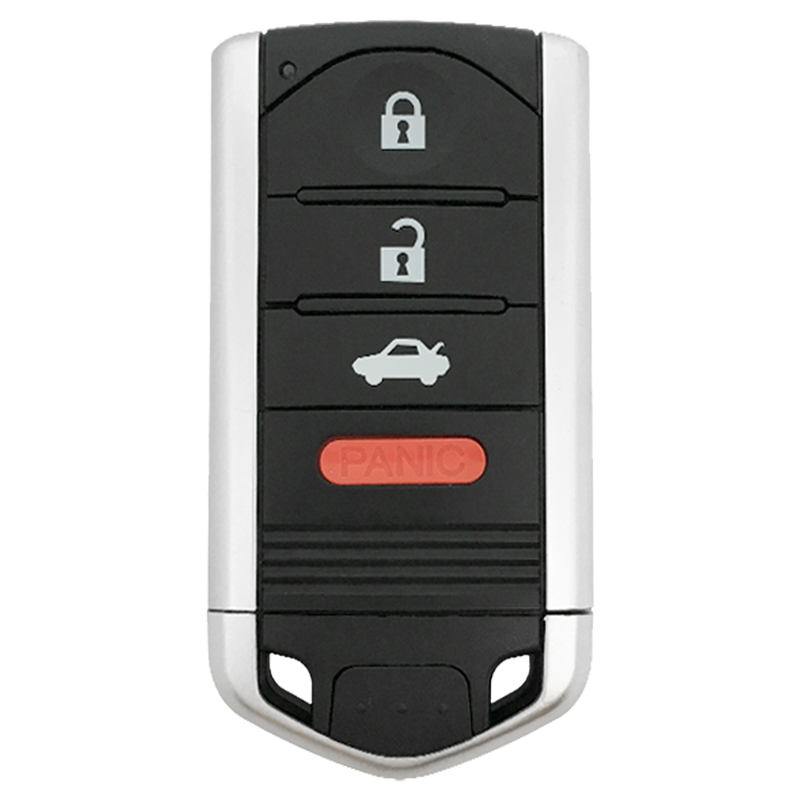 Front of the 2014 Acura ILX Smart Remote Key Fob 4 Button w/ Trunk (FCC: KR5434760, P/N: 72147-TX6-A01)