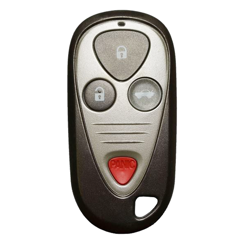 Front of the 2007 Acura TSX Keyless Entry Remote Key Fob 4 Button w/ Trunk (FCC: OUCG8D-387H-A, P/N: 72147-SEP-A52)