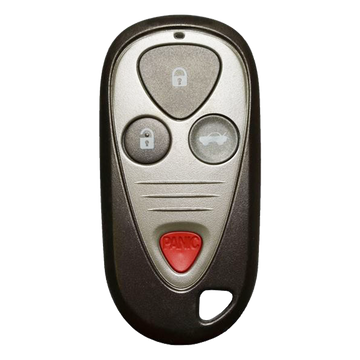 Front of the 2008 Acura TSX Keyless Entry Remote Key Fob 4 Button w/ Trunk (FCC: OUCG8D-387H-A, P/N: 72147-SEP-A52)