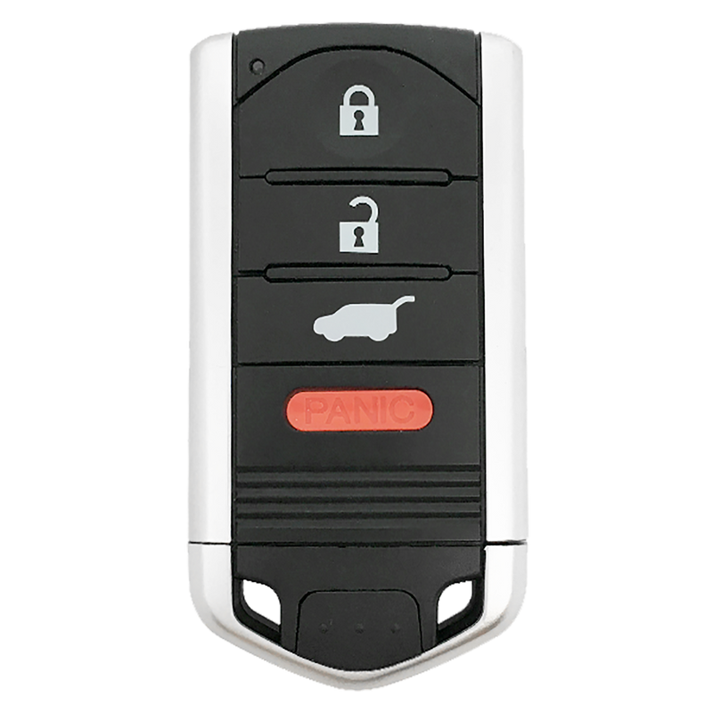 Front of the 2015 Acura RDX Smart Remote Key Fob 4 Button w/ Hatch (FCC: KR5434760, P/N: 72147-TX4-A01)