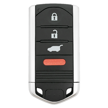 Front of the 2014 Acura RDX Smart Remote Key Fob 4 Button w/ Hatch (FCC: KR5434760, P/N: 72147-TX4-A01)