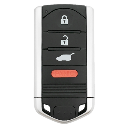 Front of the 2014 Acura RDX Smart Remote Key Fob 4 Button w/ Hatch (FCC: KR5434760, P/N: 72147-TX4-A01)