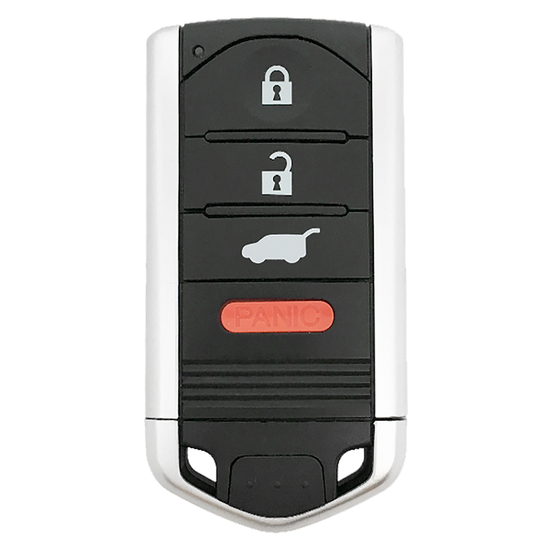 Front of the 2014 Acura RDX Smart Remote Key Fob 4 Button w/ Hatch (FCC: KR5434760, P/N: 72147-TX4-A01)