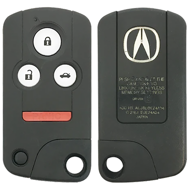 2009 Acura RL Smart Remote Key Fob 4 Button w/ Trunk Driver 1 (FCC: ACJ8D8E24A04, P/N: 72147-SJA-A01)