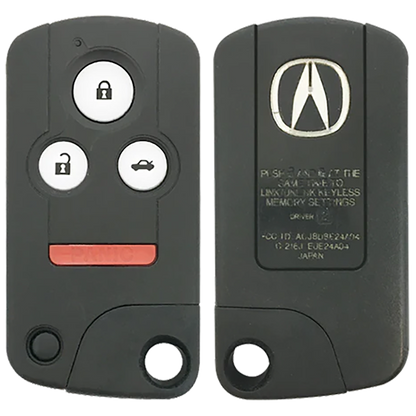 2013 Acura RL Smart Remote Key Fob 4 Button w/ Trunk Driver 1 (FCC: ACJ8D8E24A04, P/N: 72147-SJA-A01)