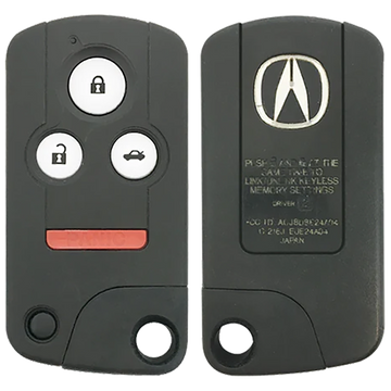 2009 Acura RL Smart Remote Key Fob 4 Button w/ Trunk Driver 1 (FCC: ACJ8D8E24A04, P/N: 72147-SJA-A01)