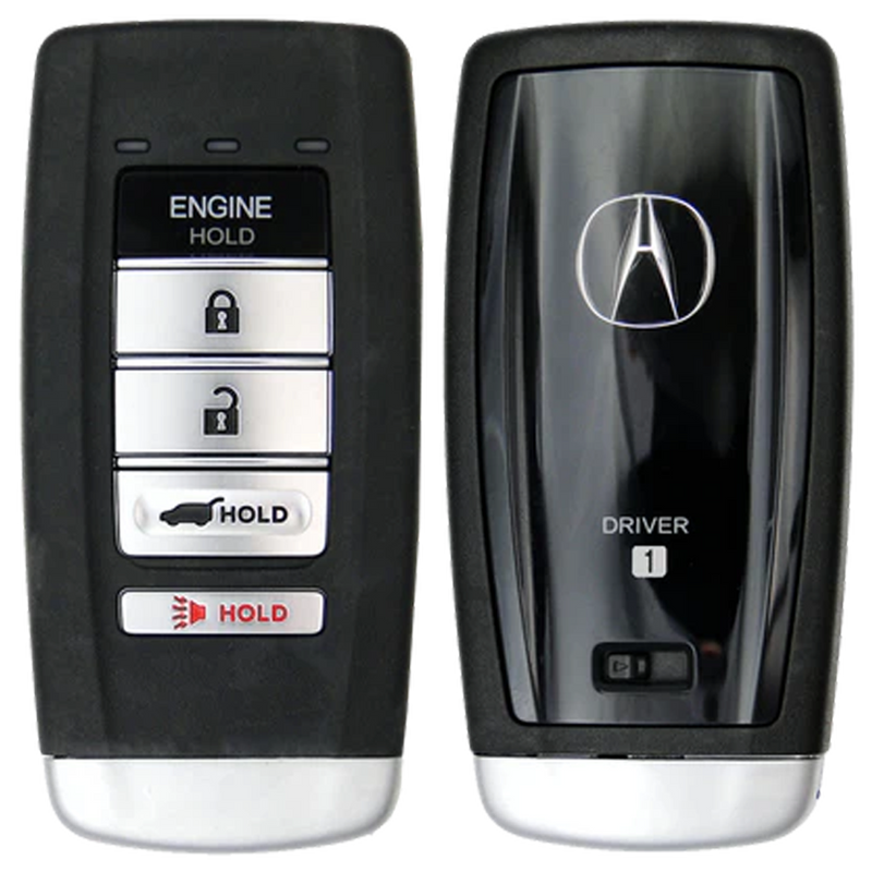 2015 Acura MDX Smart Remote Key Fob 5 Button w/ Hatch, Remote Start Driver 1 (FCC: KR537924100, P/N: 72147-TZ6-A51)