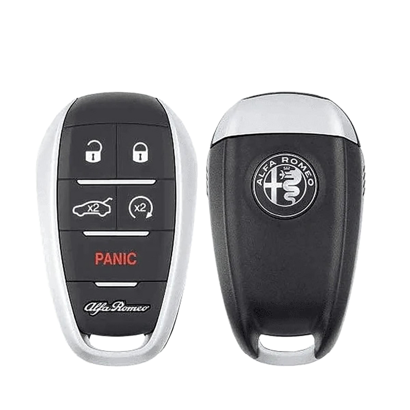 2022 Alfa Romeo Giulia Smart Remote Key Fob 5B w/ Remote Start, Trunk (FCC: KR5ALFA434, P/N: 6EP44LXHAA)