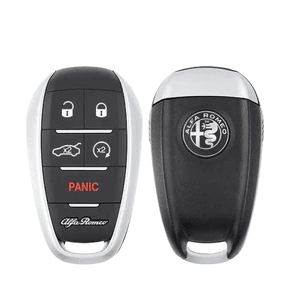 2022 Alfa Romeo Stelvio Smart Remote Key Fob 5B w/ Remote Start, Trunk (FCC: KR5ALFA434, P/N: 6EP44LXHAA)