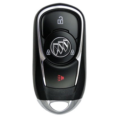 Front of the 2017 Buick Encore Smart Remote Key Fob 3 Button (FCC: HYQ4AA, P/N: 13508417)