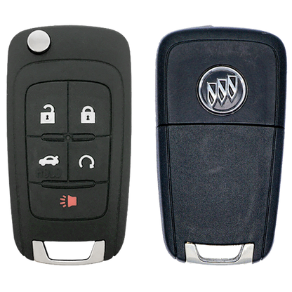 2018 Buick Encore Smart Remote Flip Key 5 Button w/ Trunk, Remote Start Proximity (FCC: OHT01060512, P/N: 13504204)