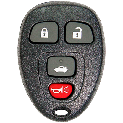 2010 Buick Lucerne Keyless Entry Remote Key Fob 4 Button w/ Trunk (FCC: OUC60270 / OUC60221, P/N: 20935330)