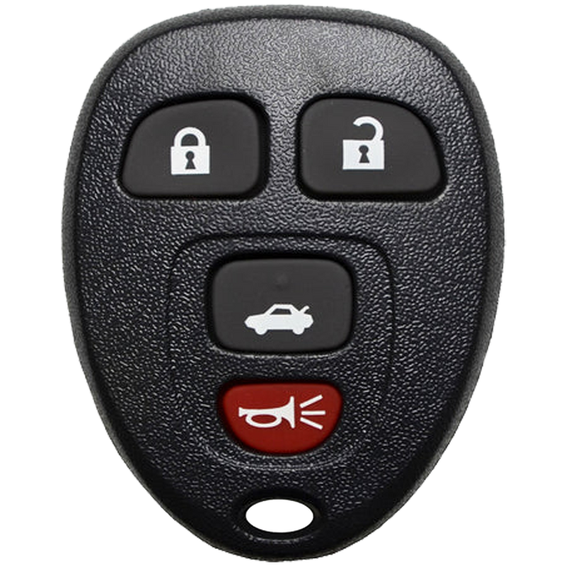 2008 Buick LaCrosse Keyless Entry Remote Key Fob 4 Button w/ Trunk (FCC: KOBGT04A, P/N: 15252034)