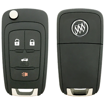 2017 Buick Encore Remote Flip Key Fob 4 Button w/ Trunk (FCC: OHT01060512, P/N: 13500227)