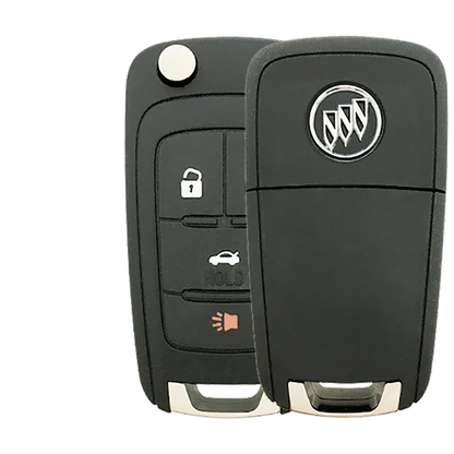 2010 Buick Allure Remote Flip Key Fob 4B w/ Trunk (FCC: OHT01060512, P/N: 13500227)