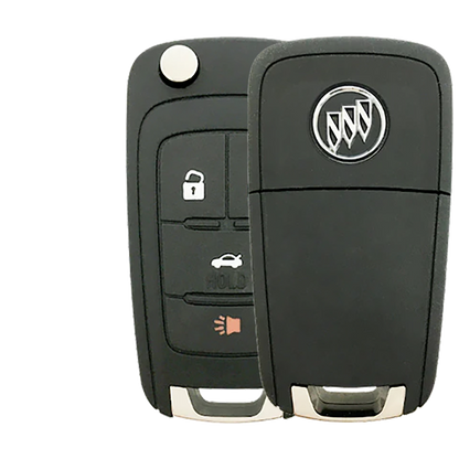 2015 Buick Regal Remote Flip Key Fob 4B w/ Trunk (FCC: OHT01060512, P/N: 13500227)