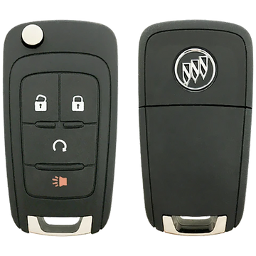2018 Buick Encore Remote Flip Key Fob 4 Button w/ Remote Start (FCC: AVL-B01T1AC, P/N: 13585811)