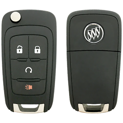2017 Buick Encore Remote Flip Key Fob 4 Button w/ Remote Start (FCC: AVL-B01T1AC, P/N: 13585811)
