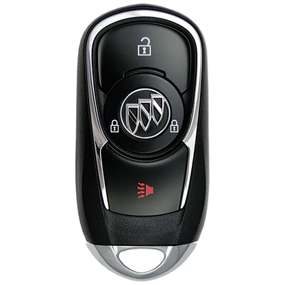 Front of the 2021 Buick Encore Smart Remote Key Fob 3 Button (FCC: HYQ4AS, P/N: 13534466)