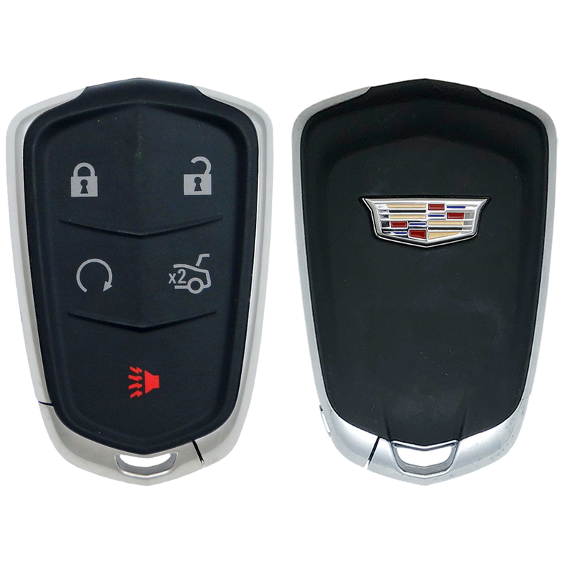 2019 Cadillac XTS Smart Remote Key Fob 5 Button Trunk w/ Remote Start (FCC: HYQ2AB, P/N: 13598530)