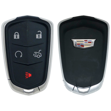 2019 Cadillac CTS Smart Remote Key Fob 5 Button Trunk w/ Remote Start (FCC: HYQ2AB, P/N: 13598530)