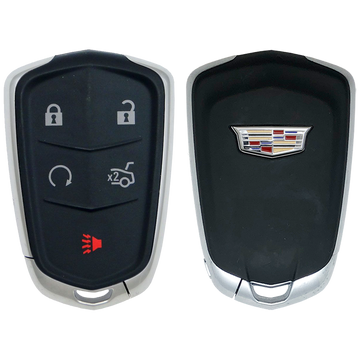 2018 Cadillac CTS Smart Remote Key Fob 5 Button Trunk w/ Remote Start (FCC: HYQ2AB, P/N: 13598530)