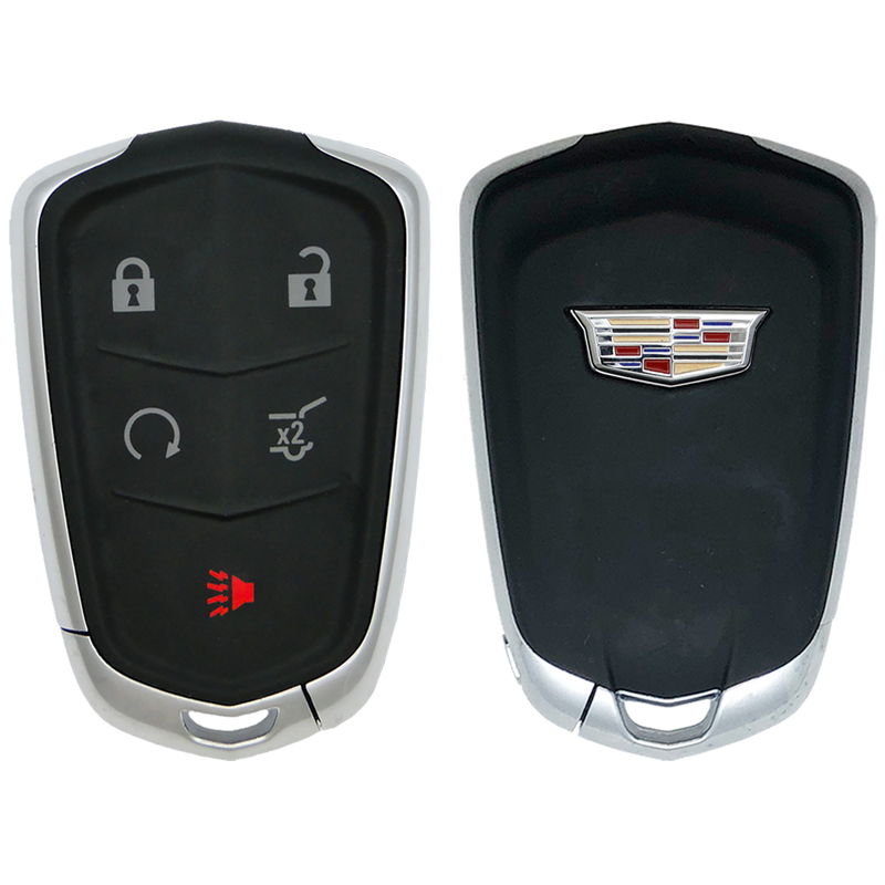2019 Cadillac XT4 Smart Remote Key Fob 5 Button Hatch w/ Remote Start (FCC: HYQ2EB, P/N: 13598516)
