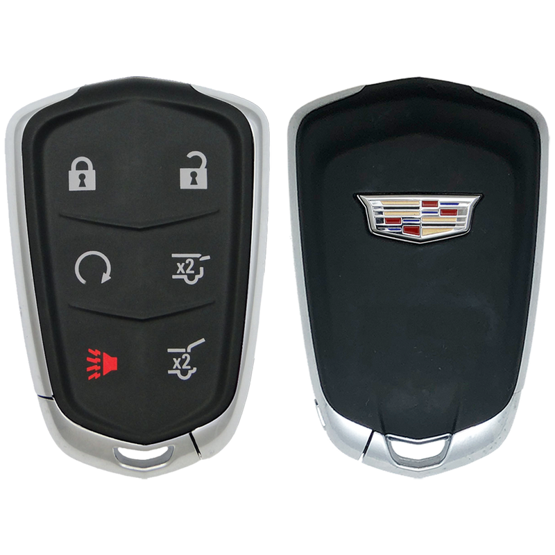 2018 Cadillac Escalade Smart Remote Key Fob 6B w/ Glass, Power Hatch, Remote Start (FCC: HYQ2AB, P/N: 13580812)