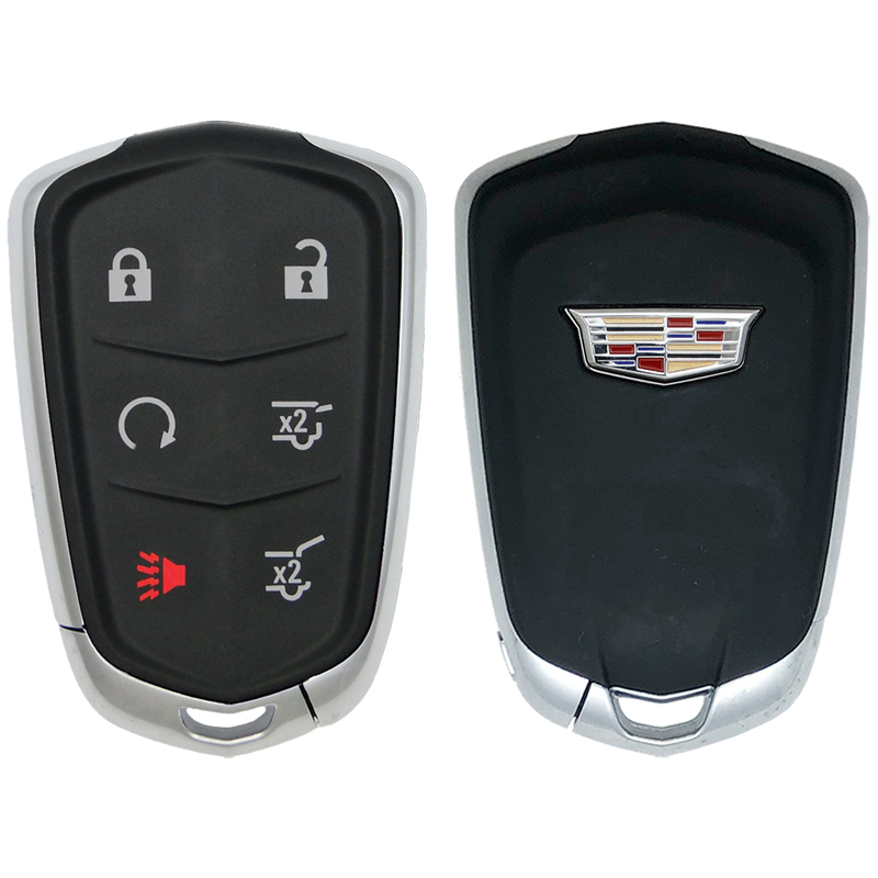 2017 Cadillac Escalade Smart Remote Key Fob 6B w/ Glass, Power Hatch, Remote Start (FCC: HYQ2AB, P/N: 13580812)