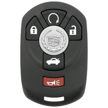 2005 Cadillac STS Smart Remote Key Fob 5 Button w/ Trunk, Remote Start (FCC: M3N65981403, P/N: 15212382)