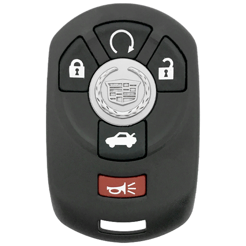 2005 Cadillac STS Smart Remote Key Fob 5 Button w/ Trunk, Remote Start (FCC: M3N65981403, P/N: 15212382)