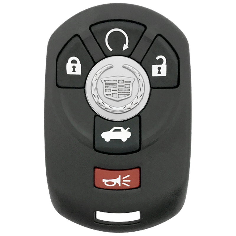 2007 Cadillac STS Smart Remote Key Fob 5 Button w/ Trunk, Remote Start (FCC: M3N65981403, P/N: 15212382)