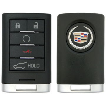 2013 Cadillac SRX Smart Remote Key Fob 5 Button w/ Hatch, Remote Start (FCC: NBG009768T, P/N: 22865375)
