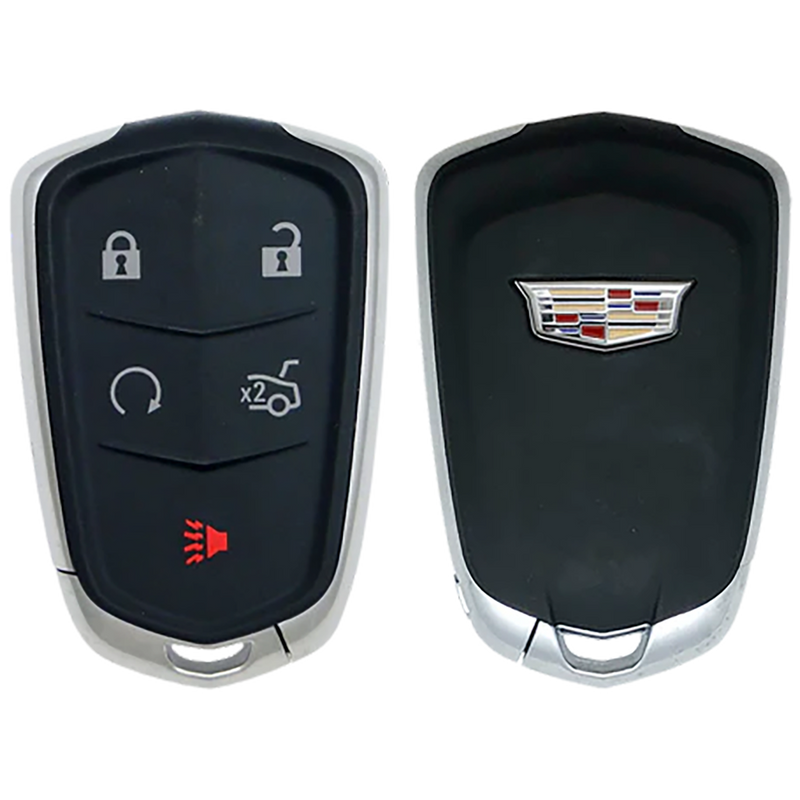 2016 Cadillac ATS Smart Remote Key Fob 5 Button w/ Trunk, Remote Start (FCC: HYQ2EB, P/N: 13598538)