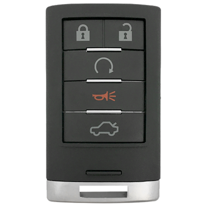 2010 Cadillac CTS Smart Remote Key Fob 5 Button w/ Trunk, Remote Start (FCC: M3N5WY7777A, P/N: 25943676)