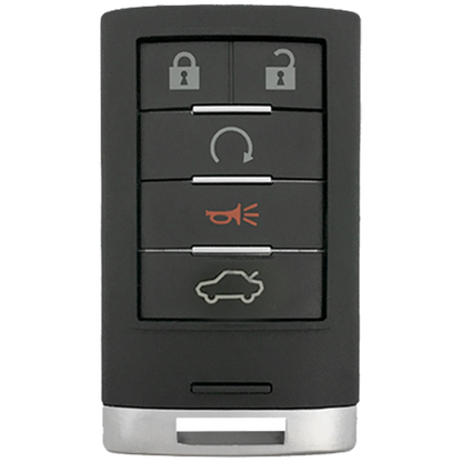 2014 Cadillac ATS Smart Remote Key Fob 5 Button w/ Trunk, Remote Start (FCC: NBG009768T, P/N: 22856930)