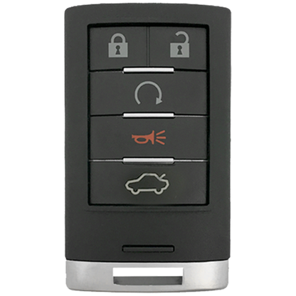 2013 Cadillac ATS Smart Remote Key Fob 5 Button w/ Trunk, Remote Start (FCC: NBG009768T, P/N: 22856930)