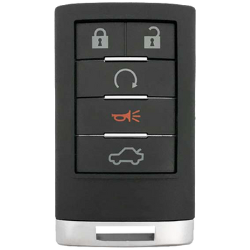 2010 Cadillac CTS Keyless Entry Remote Key Fob 5 Button w/ Trunk, Remote Start (FCC: OUC6000066 / OUC6000223, P/N: 20998256)