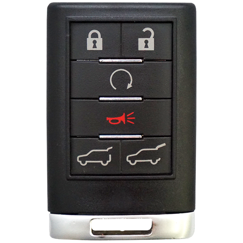 2012 Cadillac Escalade Keyless Entry Remote Key Fob 6B w/ Hatch, Remote Start (FCC: OUC6000223, P/N: 22756465)