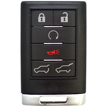 2007 Cadillac Escalade Keyless Entry Remote Key Fob 6B w/ Hatch, Remote Start (FCC: OUC6000223, P/N: 22756465)